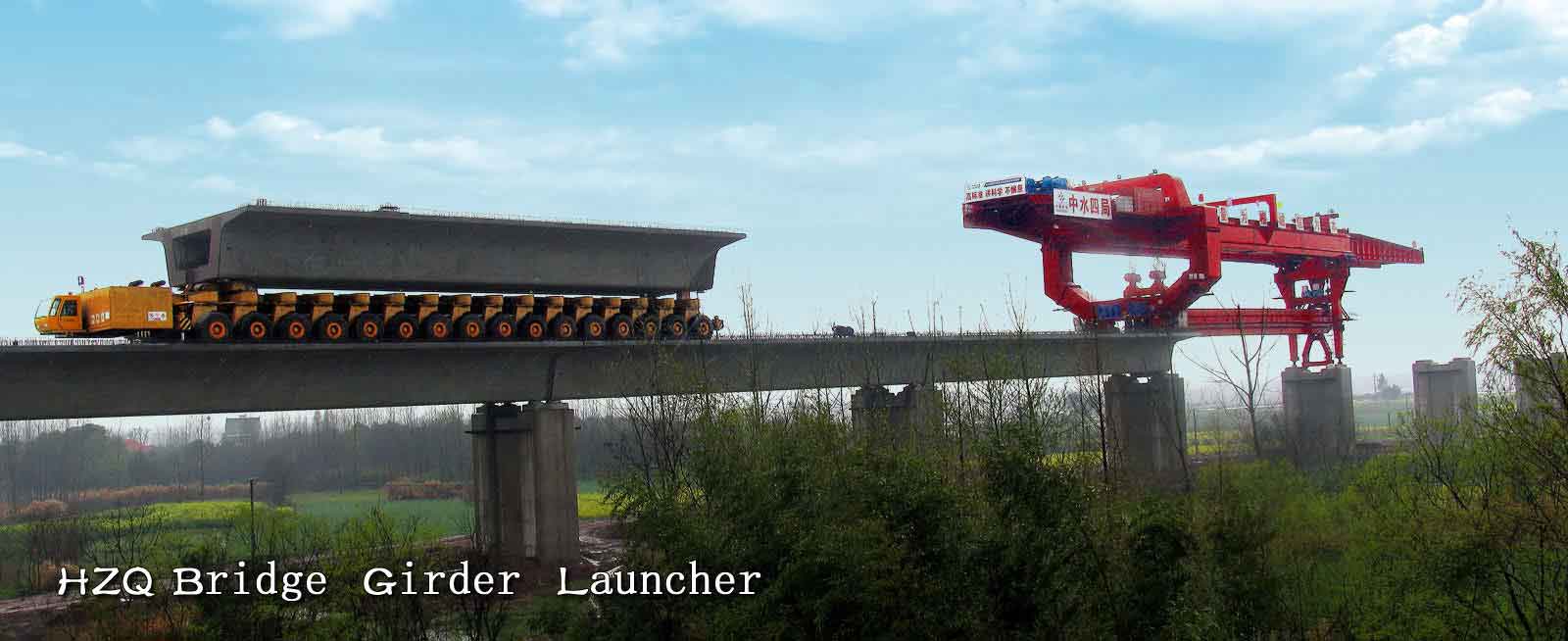 Bridge Girder Erection Machine for High Speed Railway