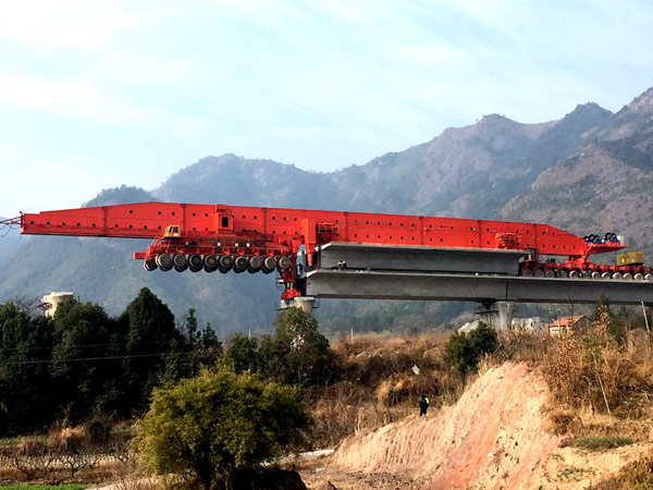 Bridge Girder Launcher Integrating Carrying and Erecting